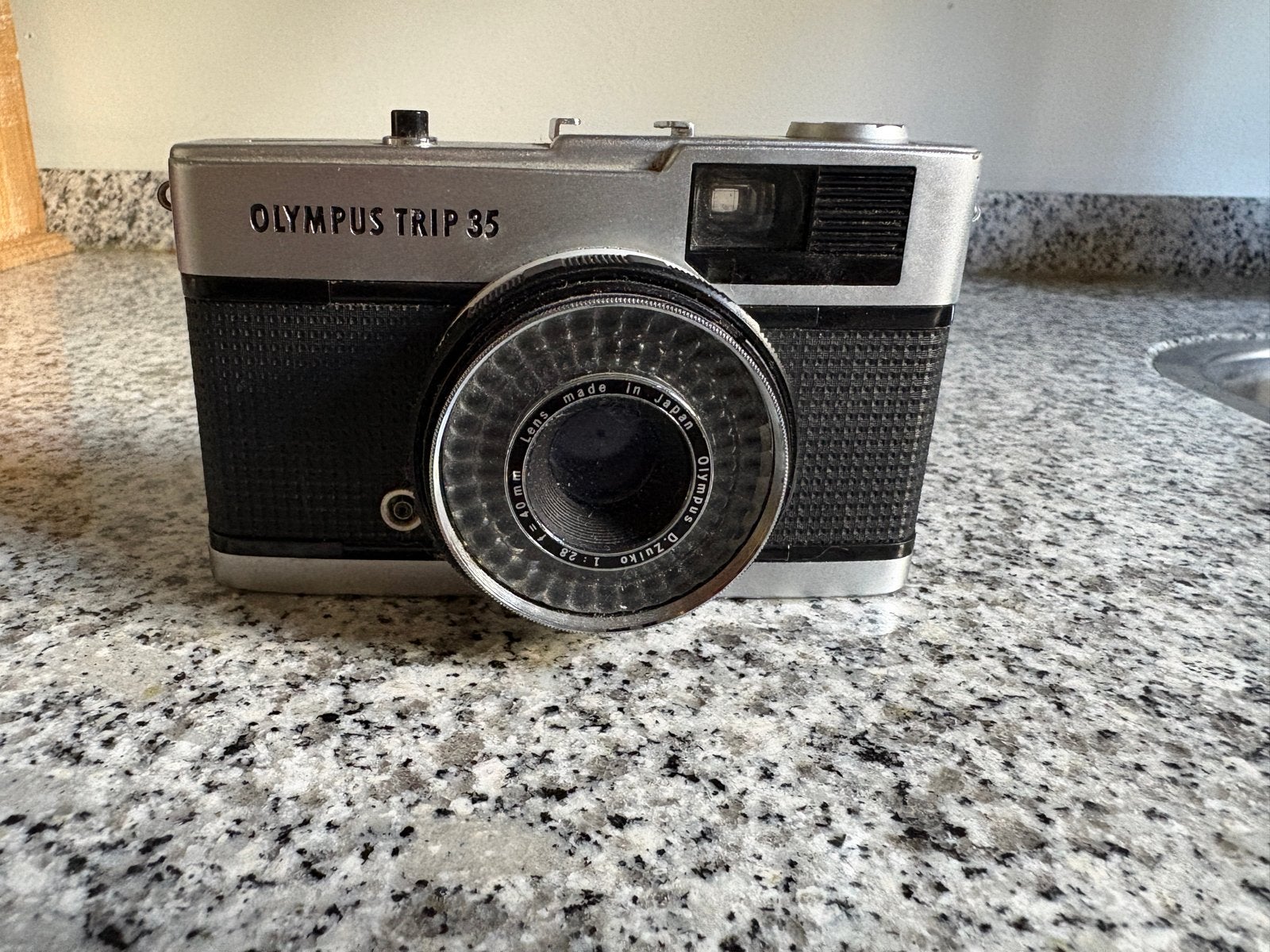 Olympus Trip 35 Vintage Compact Camera - Klassiek Fototoeste, Audio, Tv en Foto, Fotocamera's Analoog, Ophalen of Verzenden, Gebruikt