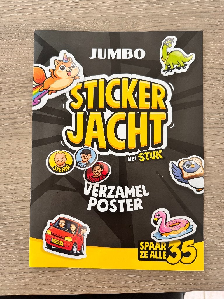 Jumbo Stuktv Sticker Actie Complete set & losse stickers, Jumbo, Verzenden