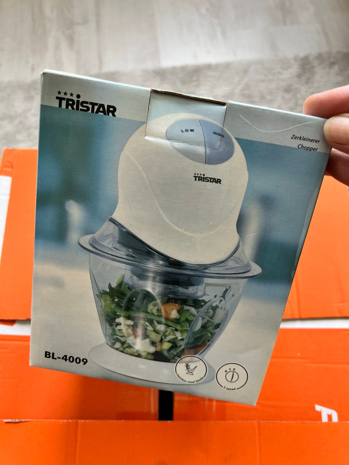 Hakmolen/Chopper - Nieuw in doos, Minder dan 1 liter, Ophalen of Verzenden, Nieuw, 2 snelheden