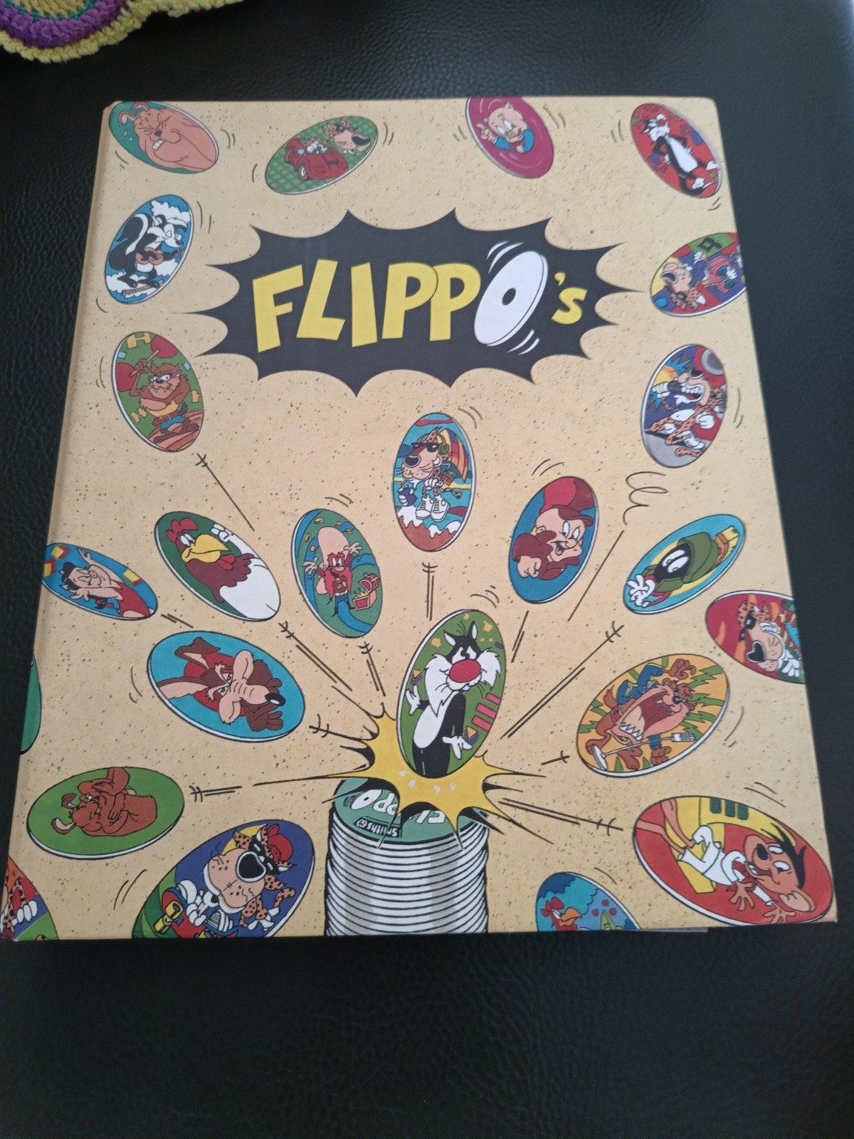 Flippo's Looney Tunes verzamelmap met flippo's, Verzamelen, Ophalen of Verzenden, Looney Tunes, Verzameling, Met verzamelmap(pen)