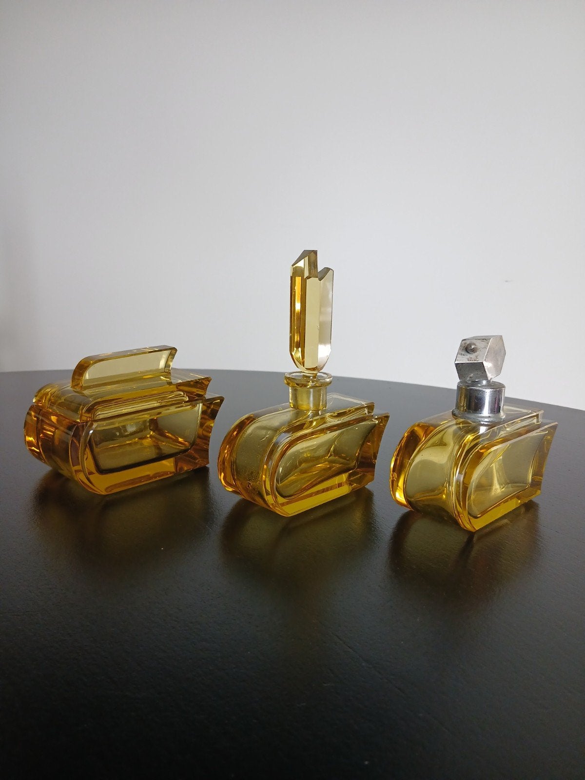 vintage toiletset/ parfumset art deco, Antiek en Kunst, Ophalen of Verzenden