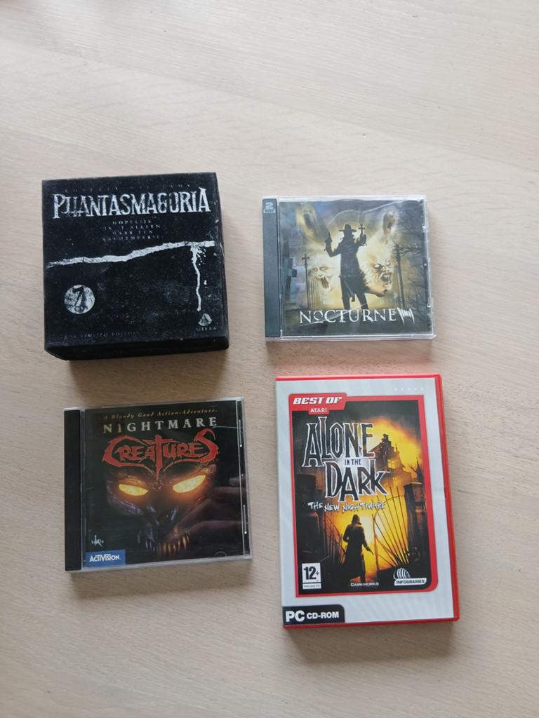 Lot van 18 PC games: Horror & Klassiekers, Avontuur en Actie, Gebruikt, 1 speler, Ophalen of Verzenden