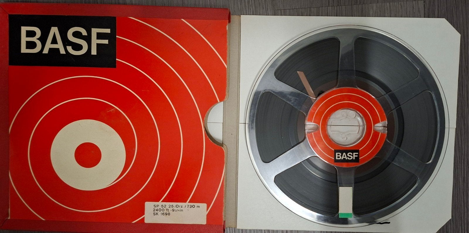 BASF SP 52 25 bandrecorder band, Ophalen of Verzenden, Onderdeel, Met banden