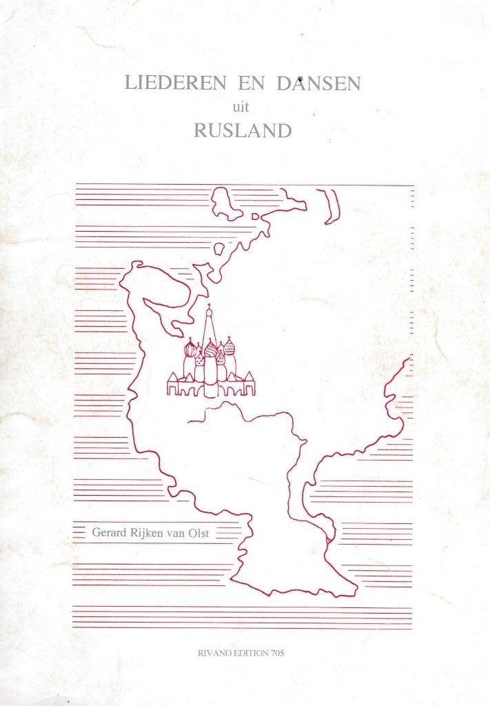 Gerard Rijken van Olst - LIEDEREN EN DANSEN uit RUSLAND, Muziek en Instrumenten, Ophalen of Verzenden, Gebruikt, Artiest of Componist