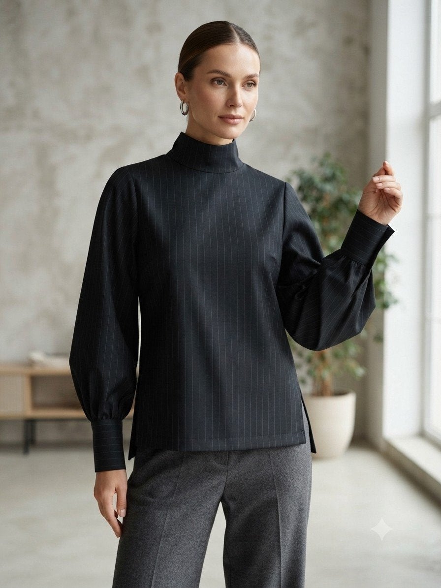 Chptrs chapters stripe blouse nieuw, Verzenden, Zwart, Nieuw, Chapters