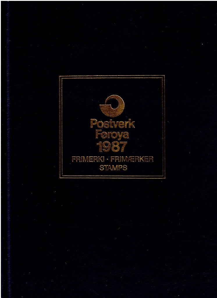 Faroer jaarboek 1987  Postfris, Verzenden, Denemarken, Postfris