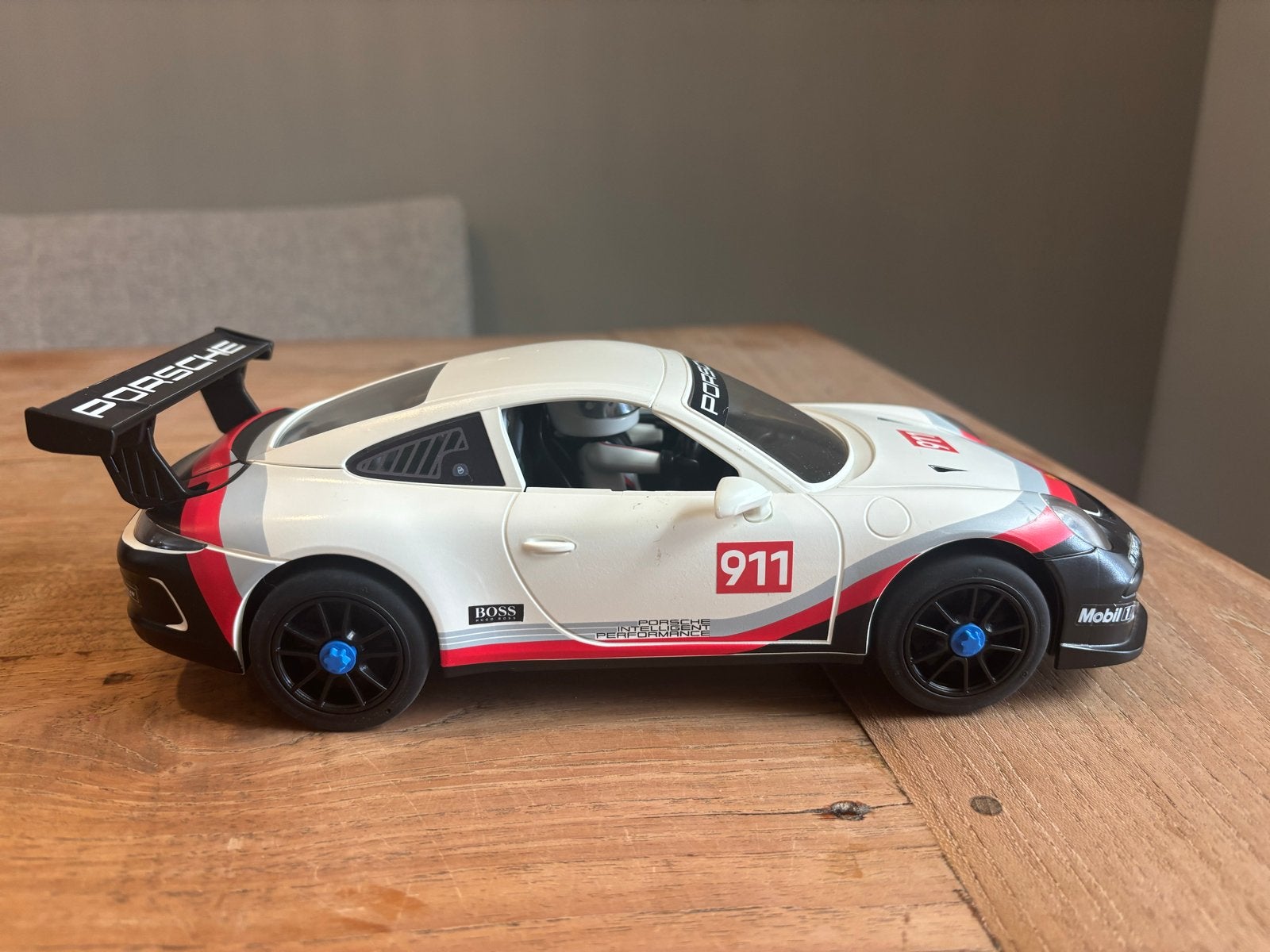 Playmobil Porsche 911 GT3 Cup met werkende verlichting, Ophalen of Verzenden, Zo goed als nieuw