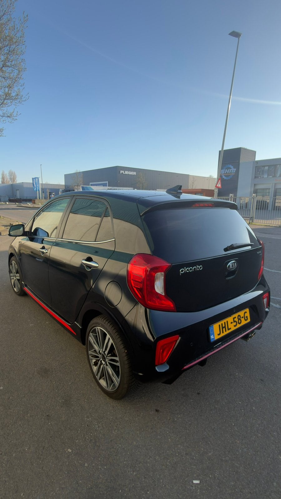 Kia Picanto 1.2 Cvvt 84pk Aut 5-zits 2018 Zwart, Auto's, 83 pk, 4 cilinders, Zwart, 19 km/l