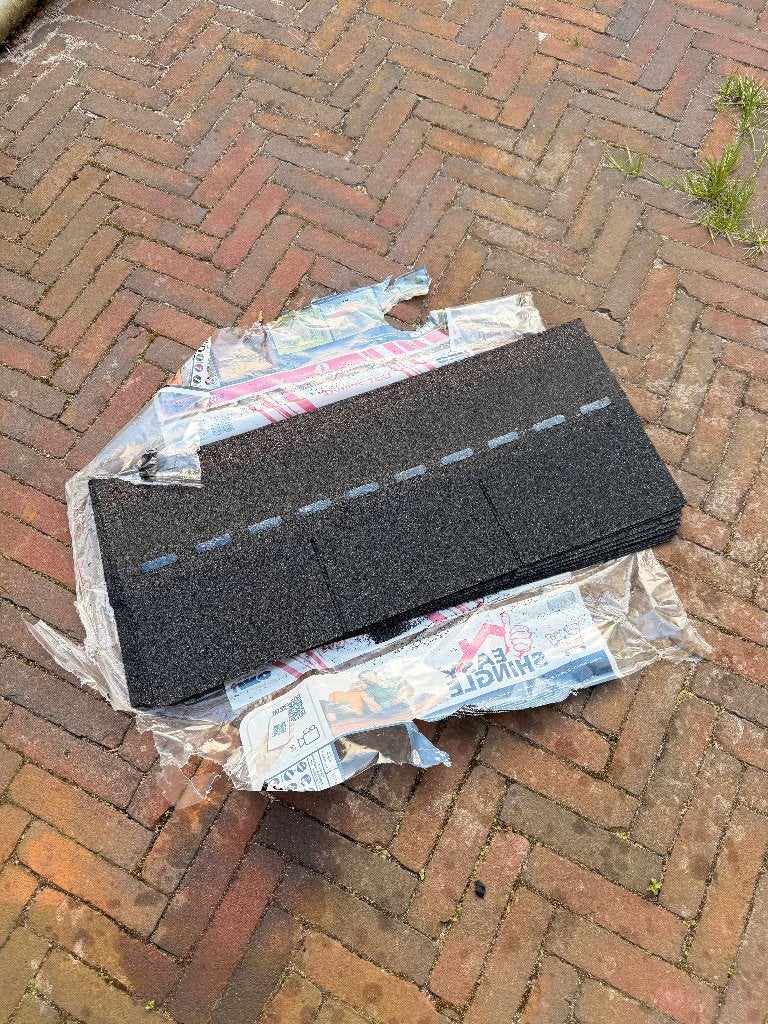 Aquaplan dakshingles + onderlaag — bieden, ophalen Leiden, Ophalen, Overige materialen, Zwart, Nieuw