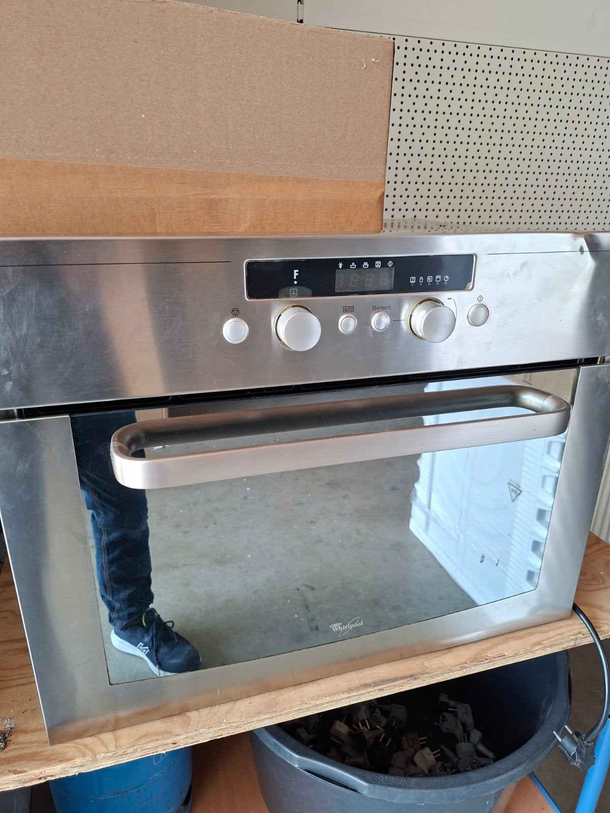 Whirlpool AMW 524/IX Combimagnetron - Gebruikt, Witgoed en Apparatuur, Magnetrons, Ophalen
