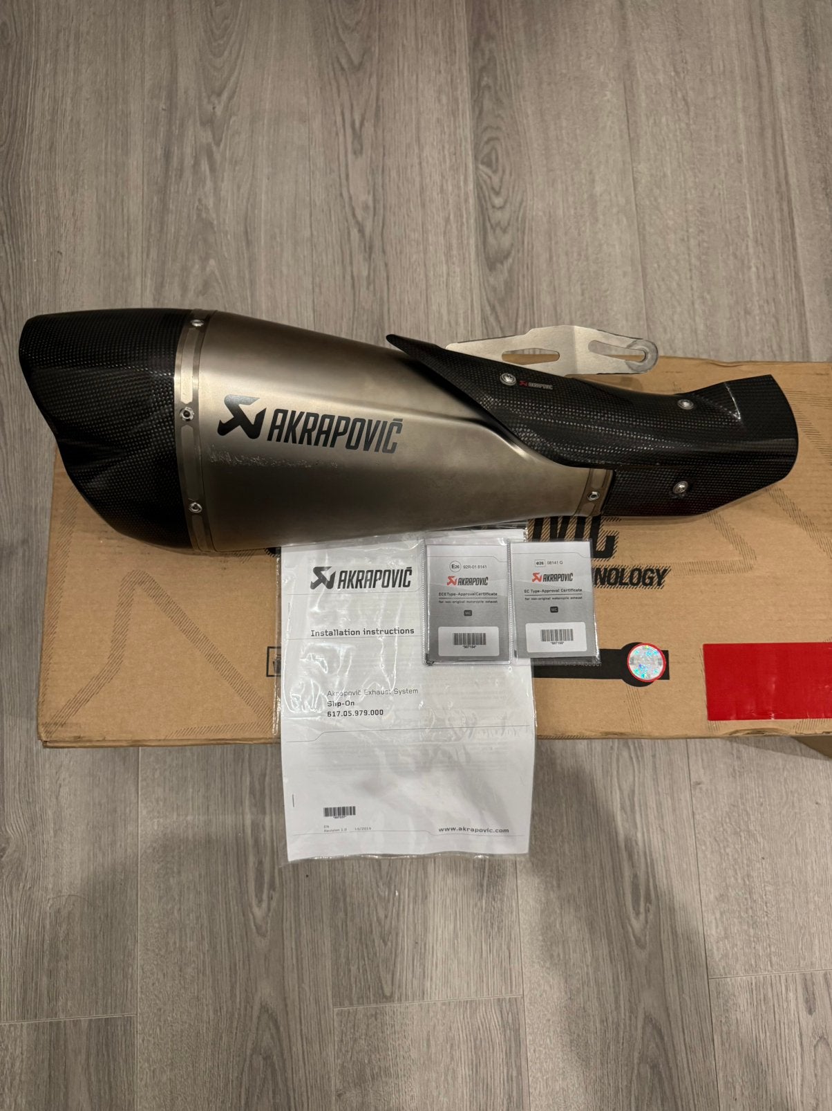 Akrapovic KTM 1290 Superduke, Motoren, Ophalen of Verzenden, Gebruikt