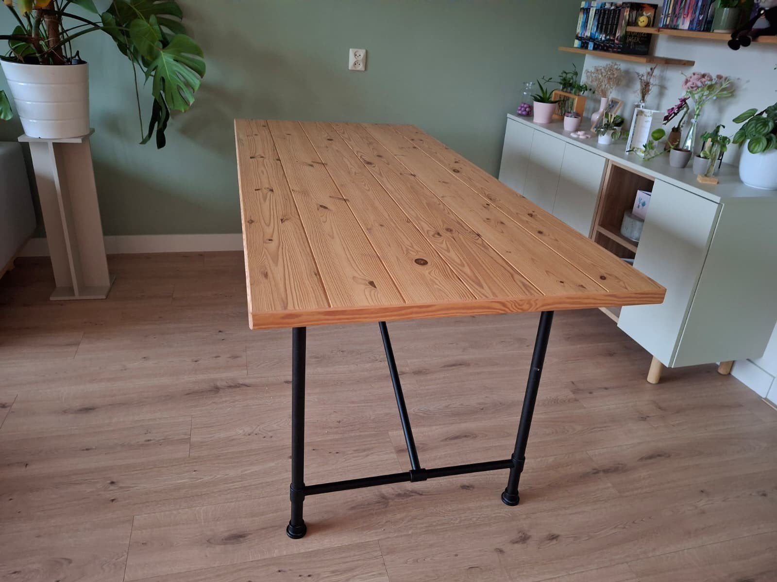 Eettafel (Ryggestad, IKEA), Huis en Inrichting, Tafels | Eettafels, Ophalen, Gebruikt, Rechthoekig, 50 tot 100 cm