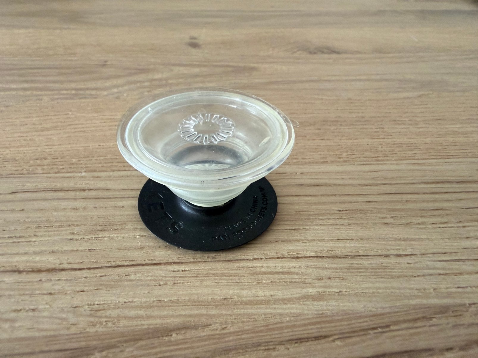 Popsocket transparant voor mobiel, Ophalen of Verzenden, Zo goed als nieuw, Telefoonhanger of Accessoire, Apple iPhone