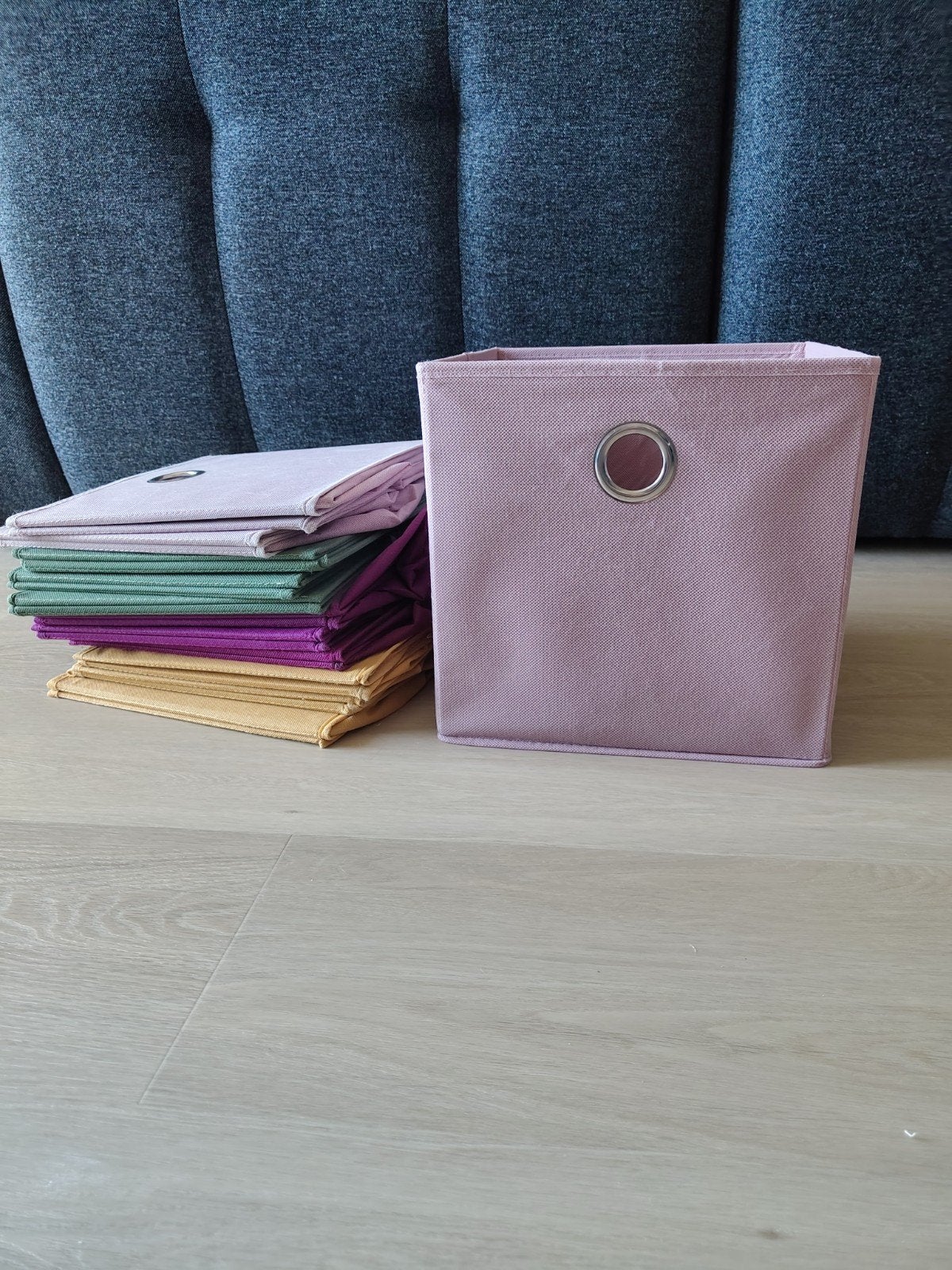 12 Leen Bakker opbergboxen 31x31x31 cm, Ophalen, Overige materialen, Minder dan 50 cm, Gebruikt