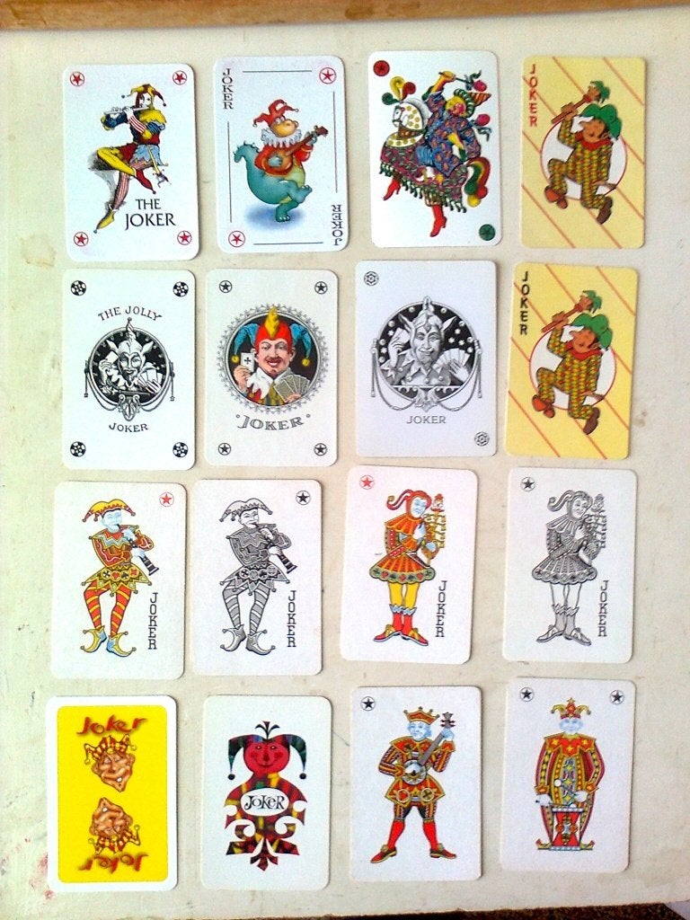 jokers X  5 u, Verzamelen, Speelkaarten, Jokers en Kwartetten, Ophalen of Verzenden, Zo goed als nieuw, Joker(s)