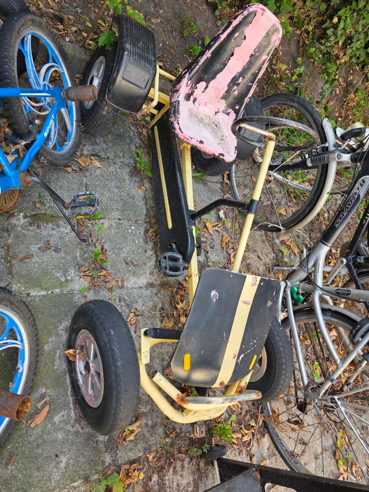 Gebruikte skelter met kar - opknapper, Ophalen of Verzenden, Gebruikt, Overige merken, Duozit