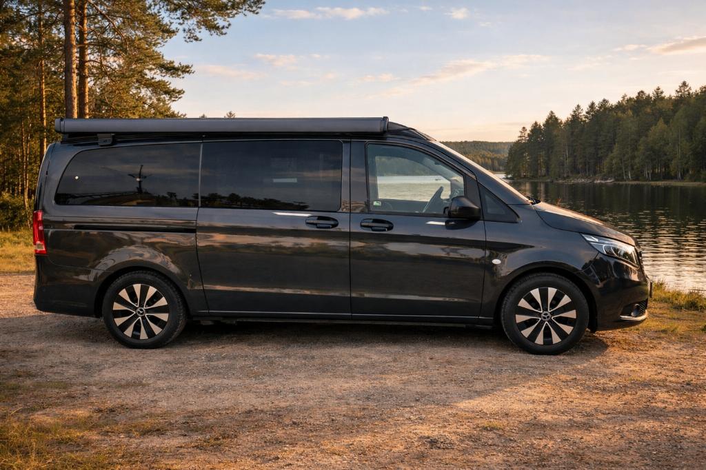 Mercedes Marco Polo V220 2022 16.694km!, Caravans en Kamperen, Campers, Mercedes-Benz, Bedrijf, Diesel, 5 tot 6 meter