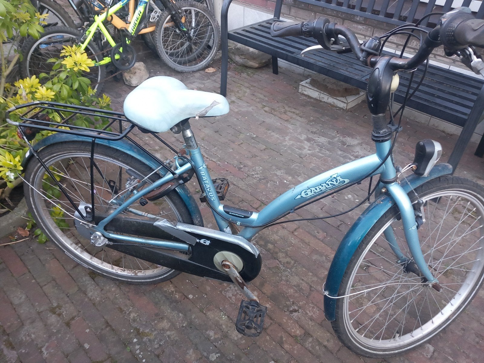 Batavus kinderfiets 24 inch, Ophalen, Gebruikt, Batavus, Terugtraprem