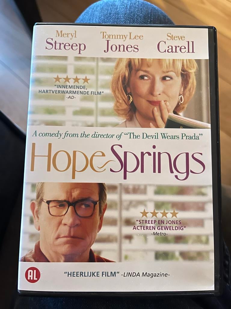 Hope Springs DVD - Romantische komedie met topacteurs, Alle leeftijden, Ophalen of Verzenden, Zo goed als nieuw, Romantische komedie