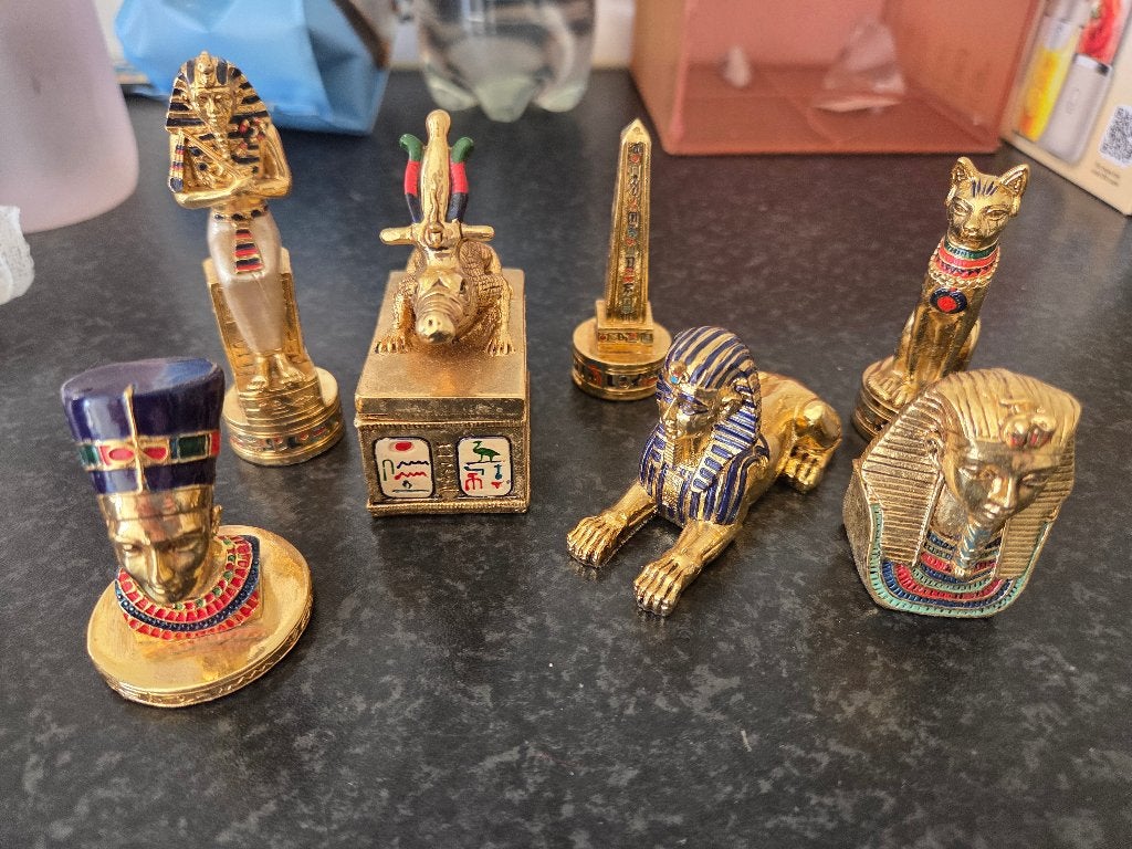 Egyptische beeldjes, Ophalen of Verzenden, Zo goed als nieuw
