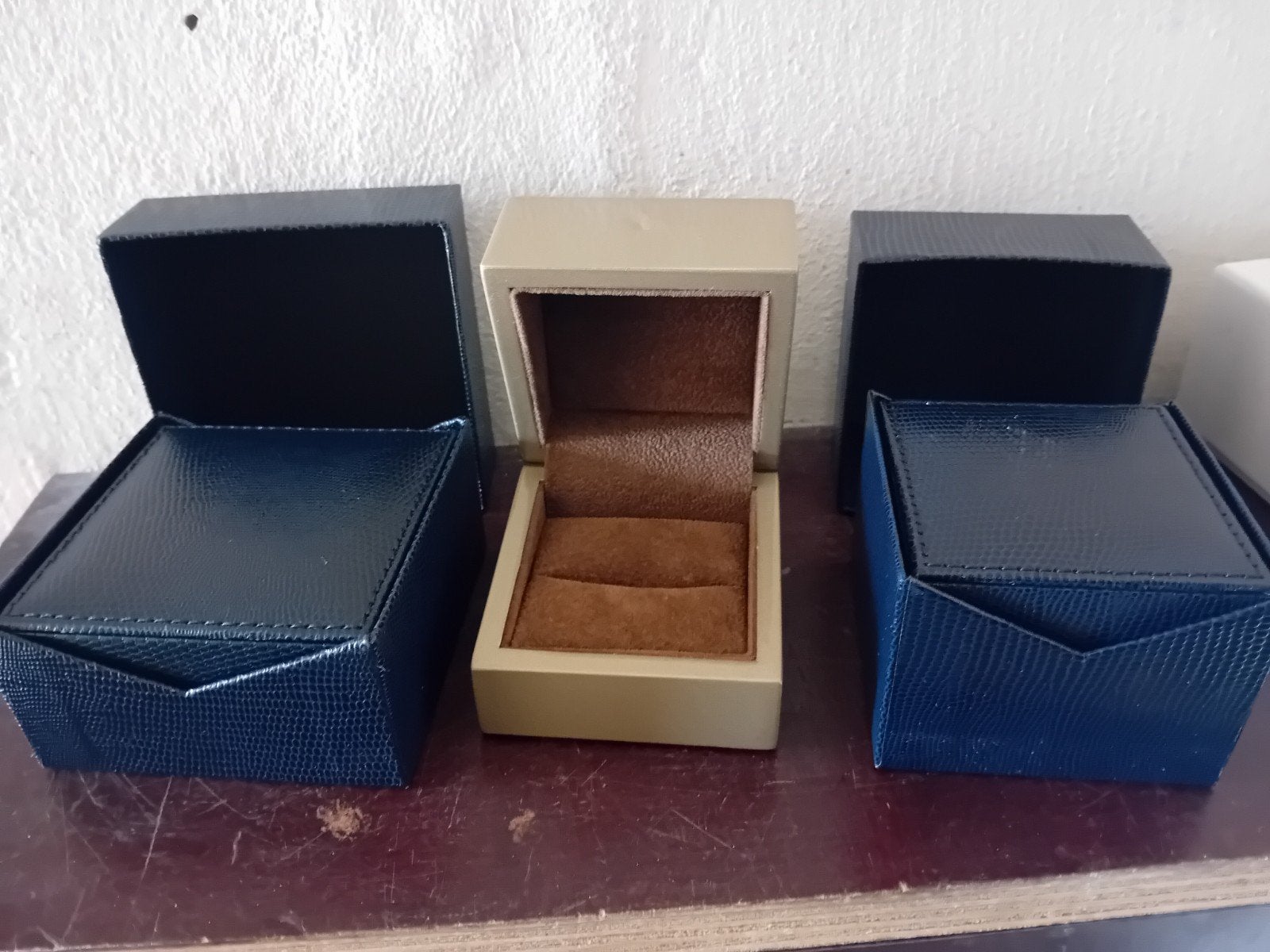 3x Juwelendoosjes - Diverse kleuren en maten, Ophalen of Verzenden, Zo goed als nieuw
