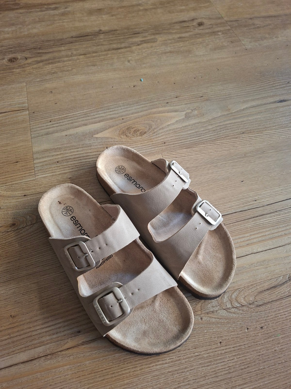 Beige leren slippers esmara, Ophalen, Meisje, Schoentjes