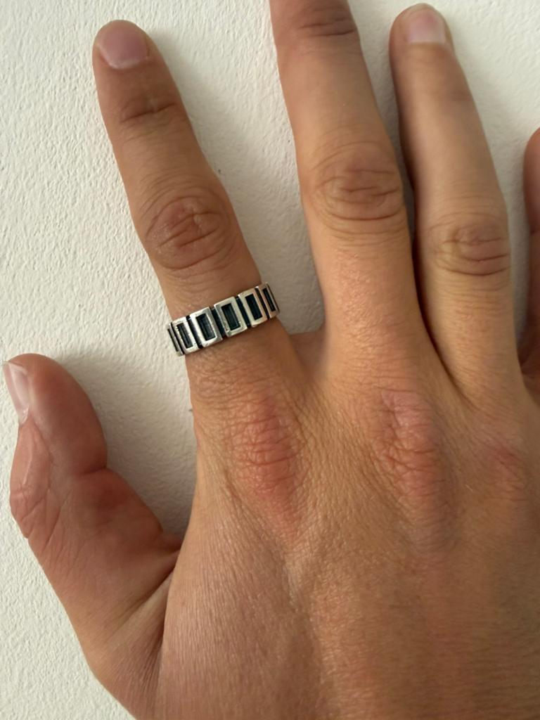 Sterling ring (925), Ophalen of Verzenden, Zo goed als nieuw, Zilver, Dame