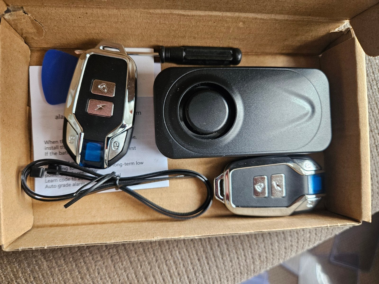 fiets alarm systeem met afstandsbediening, Ophalen of Verzenden, Nieuw, Minder dan 20 kg