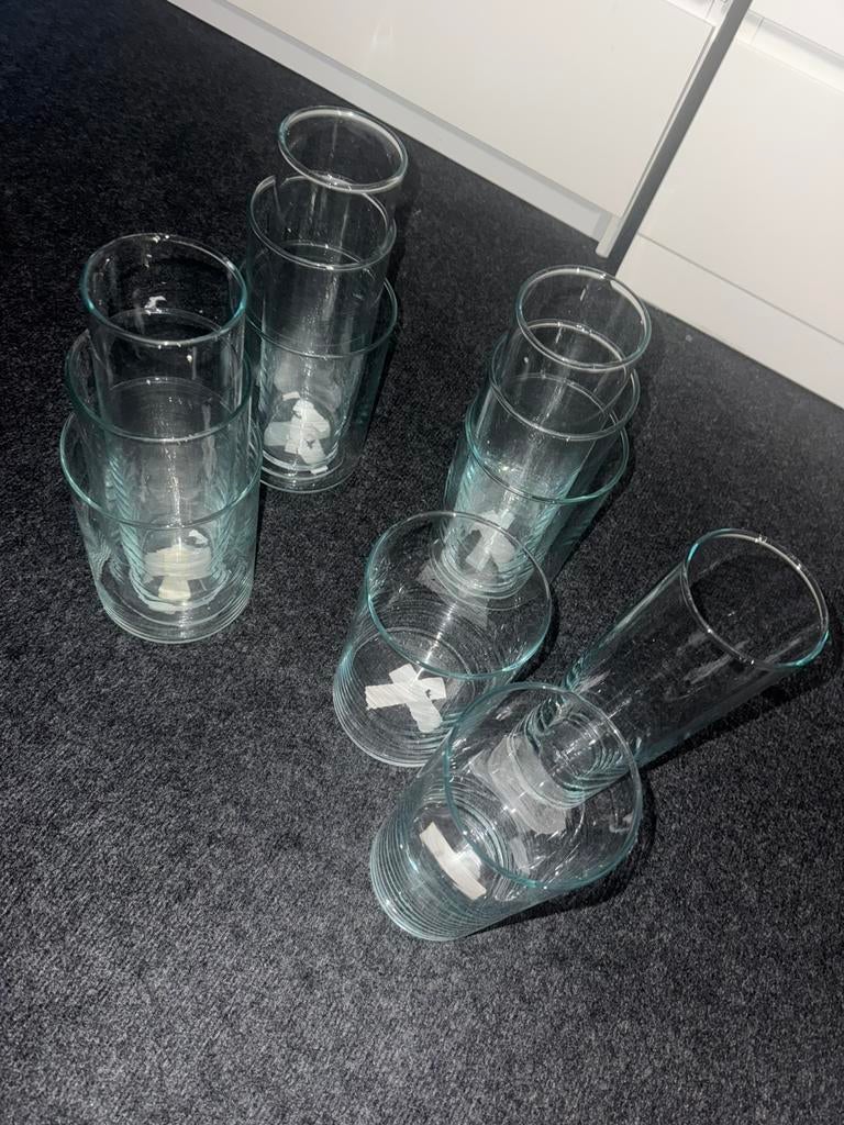 Ikea cylinder vaas, Huis en Inrichting, Woonaccessoires | Kandelaars en Kaarsen, Ophalen, Zo goed als nieuw, Overige materialen