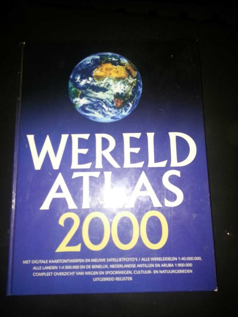 wereld atlas, Boeken, Overige atlassen, Ophalen of Verzenden, Zo goed als nieuw, 1800 tot 2000