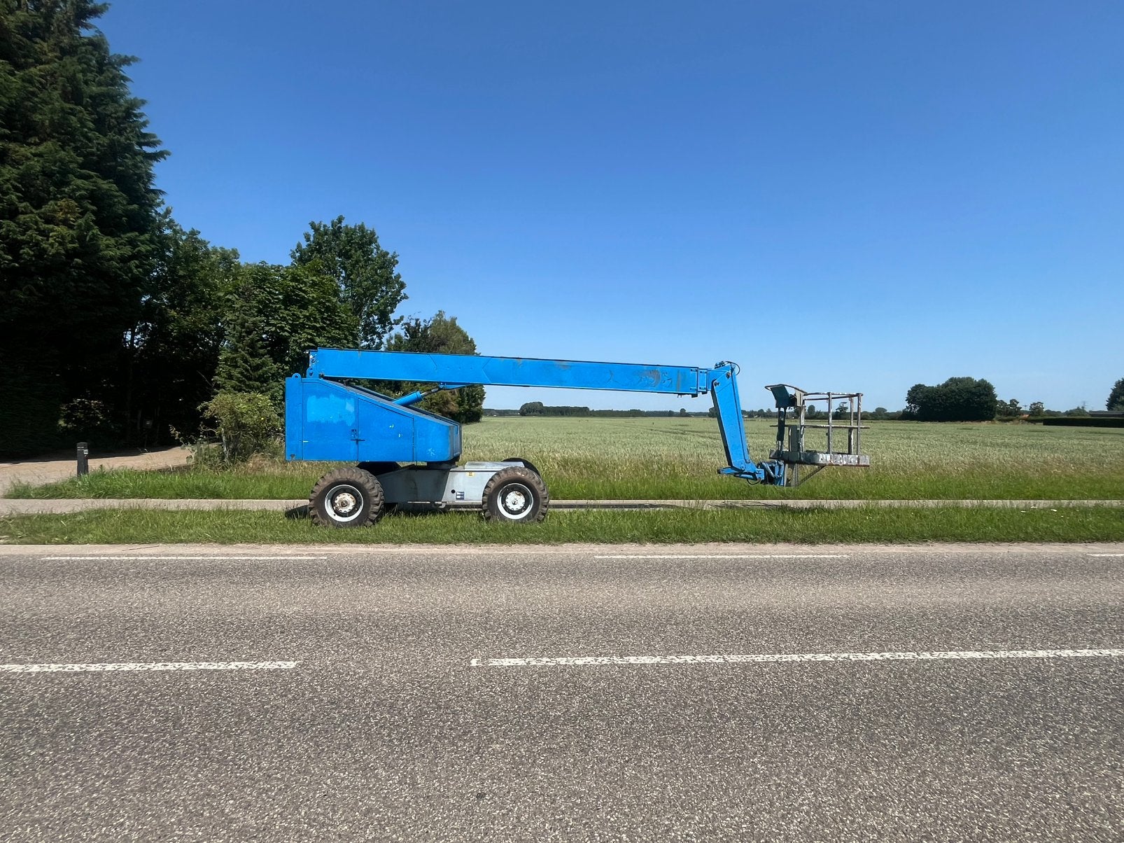 4x4 Telescoop hoogwerker. Marklift Terex. Marge, Ophalen