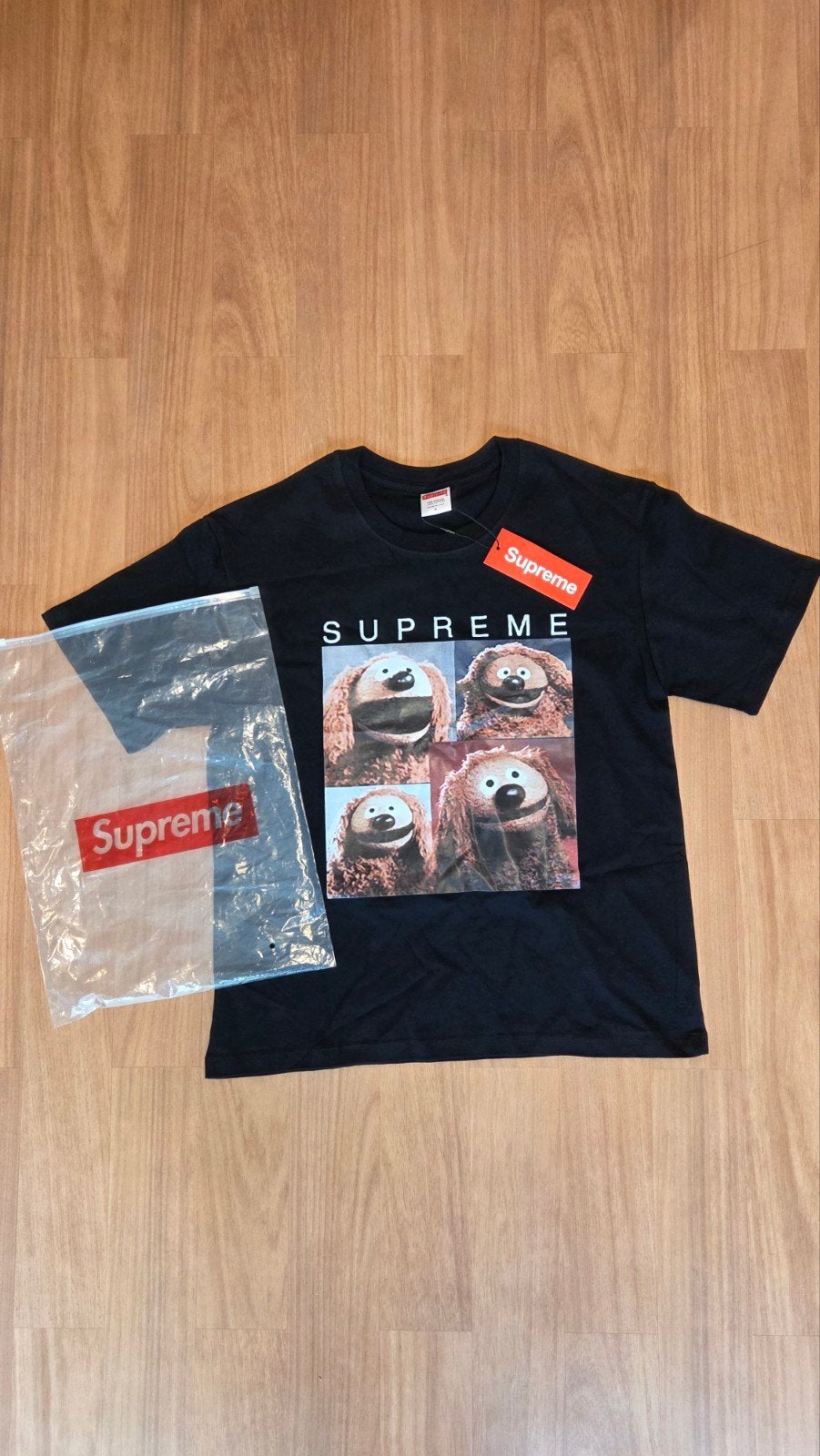 Supreme Rowlf the Dog T-shirt Zwart Maat S Nieuw, Zwart, Nieuw, Ophalen of Verzenden, Maat 46 (S) of kleiner