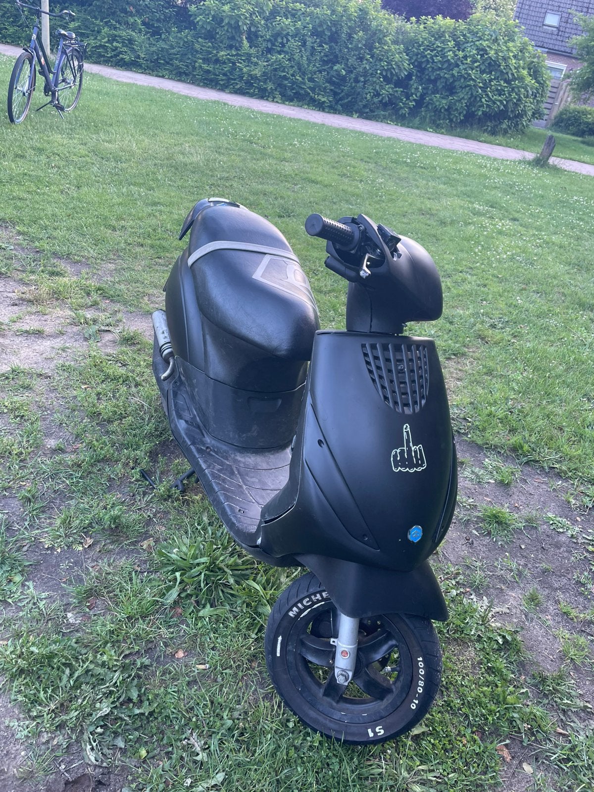 Zip 2takt 80cc typhoon blok, Fietsen en Brommers, Scooters | Piaggio, Ophalen of Verzenden, Zo goed als nieuw, Tweetakt, Zip