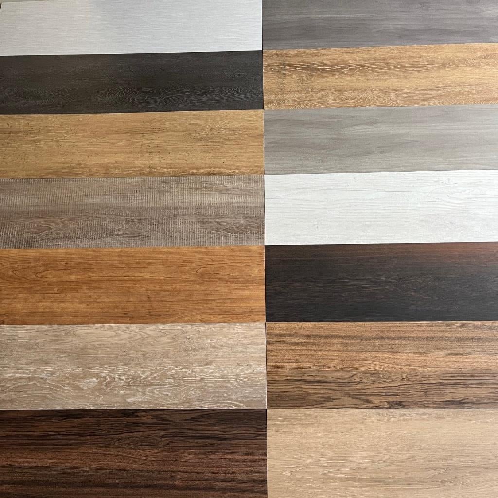 PVC LooseLay plank 25x100cm – €1,50 p/st – Direct leverbaar, Ophalen, Kunststof, 50 tot 150 cm, Nieuw