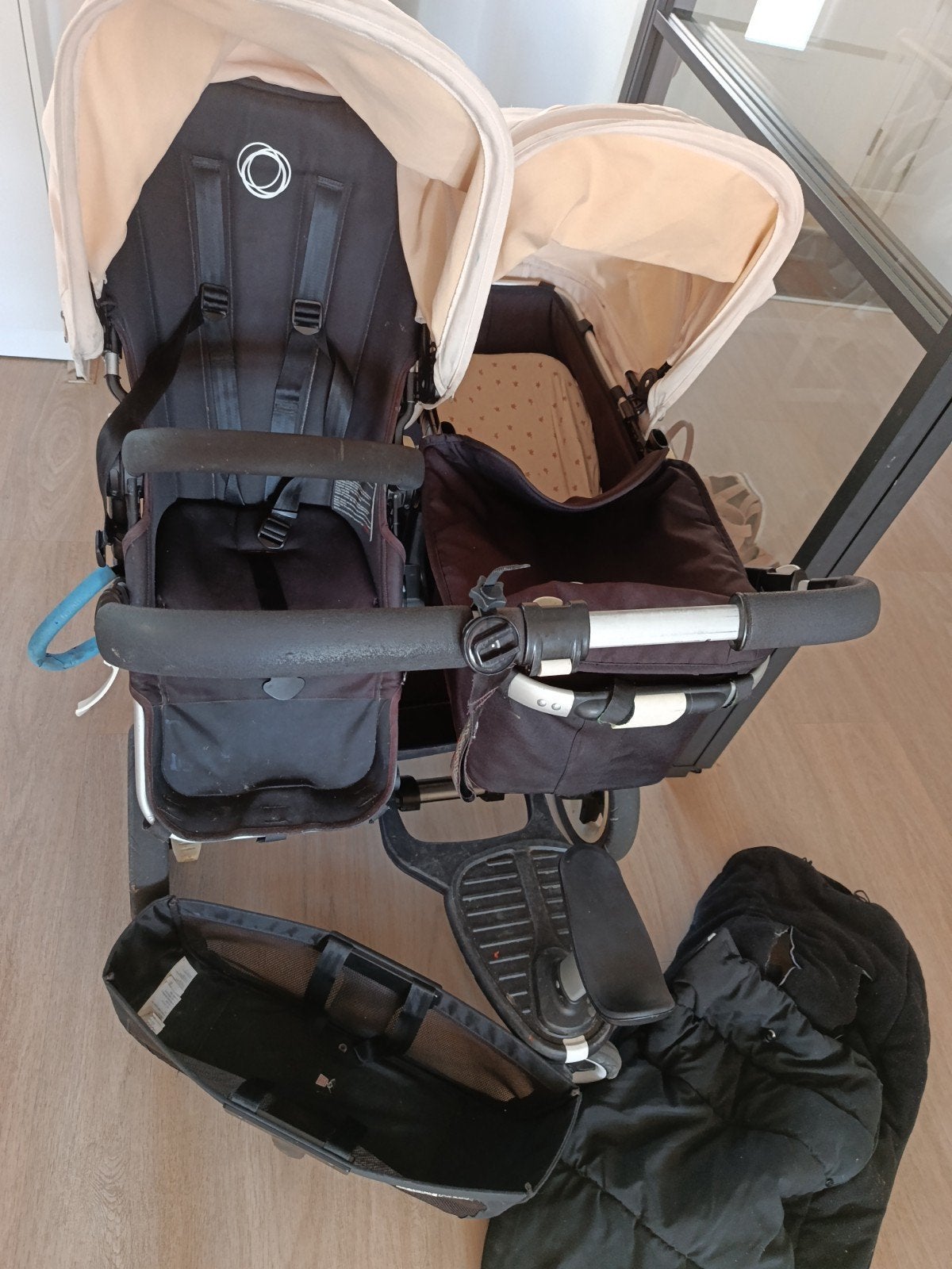 Bugaboo Donkey 2 Duo kinderwagen met accessoires, Ophalen