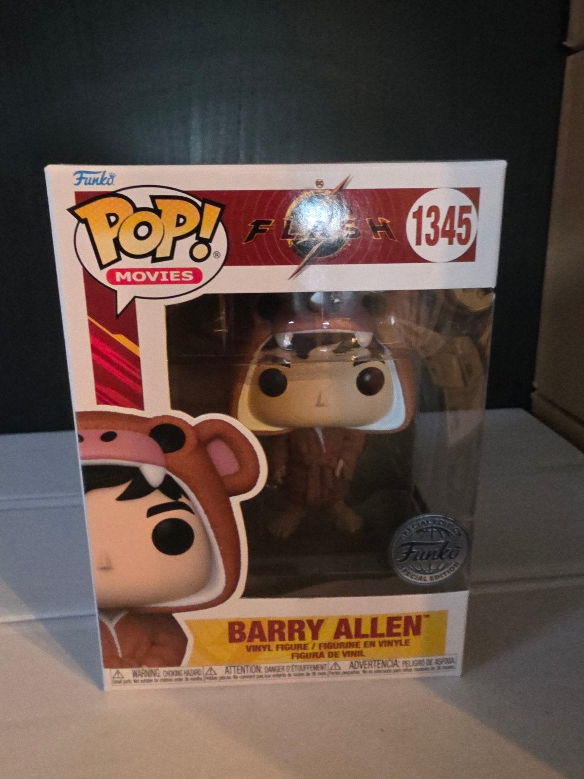 Funko Pop! The Flash Barry Allen in Bear Suit #1345, Ophalen of Verzenden, Nieuw