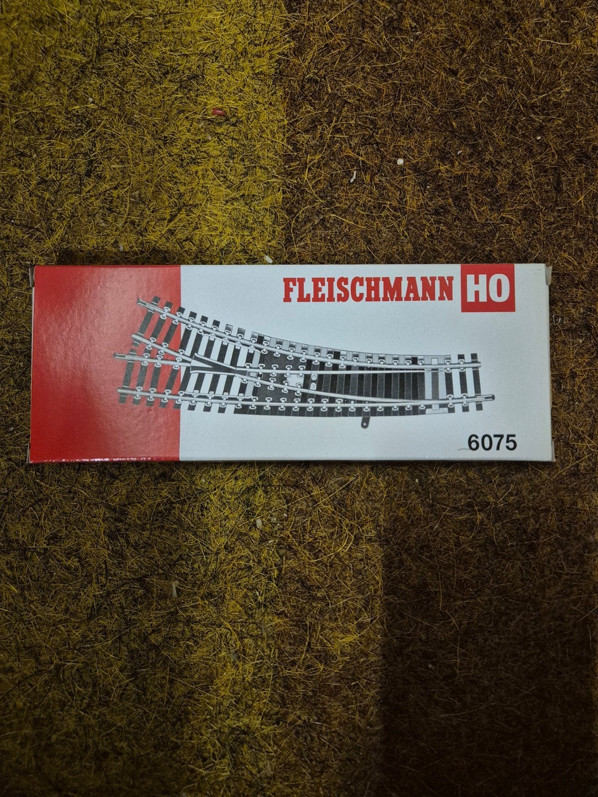Fleischmann 6075 meegebogen handwissel rechts H0, Ophalen of Verzenden, Nieuw, Rails, Fleischmann