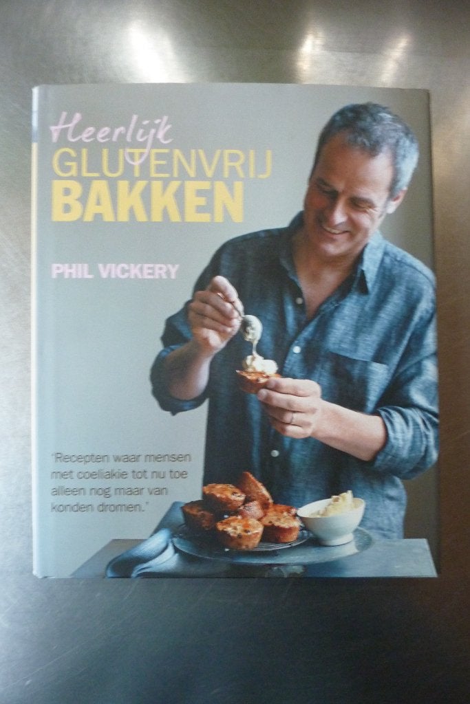 Heerlijk glutenvrij bakken - Phil Vickery, Ophalen of Verzenden, Zo goed als nieuw, Overige gebieden