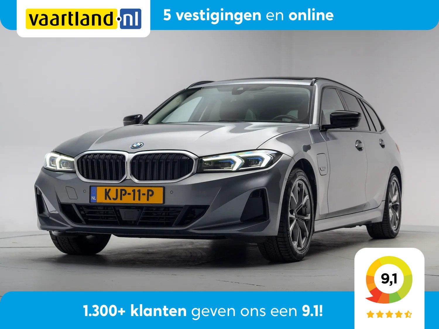 BMW 3 Serie Touring 330e High Executive Sport [ Panorama Led, Auto's, Automaat, 1998 cc, 1800 kg, Gebruikt