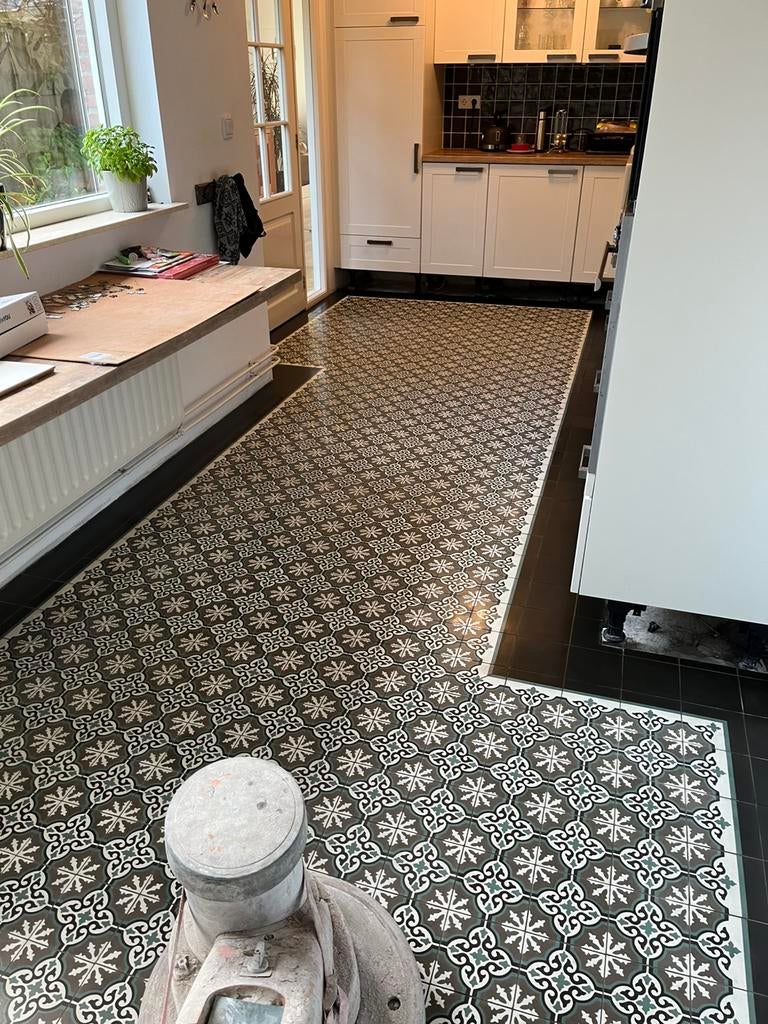 Cement tegels schoonmaken polijsten, Ophalen of Verzenden
