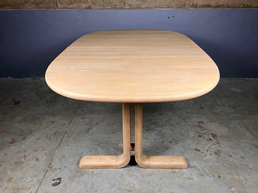 Sale: Deens Design Beuken Eettafel Ovaal Uitschuifbaar, Skovby Gudme Moller Korup Andersen Haslev Bramin, Gebruikt, 200 cm of meer
