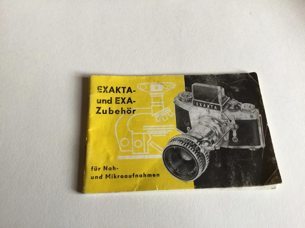 Exakta & Exa Handleiding voor nah- en microaufnahmen, Ophalen of Verzenden, 1960 tot 1980, Fototoestel