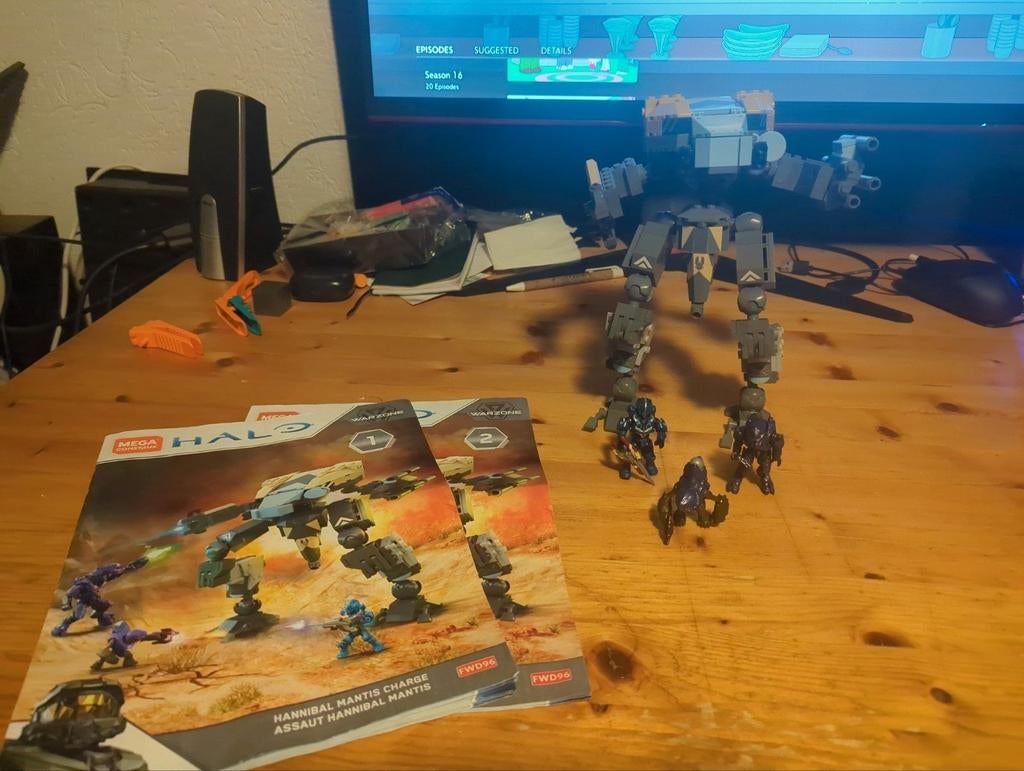 Halo Mega Bloks Hannibal Mantis Set. Compleet, Kinderen en Baby's, Speelgoed | Bouwstenen, Ophalen of Verzenden, Zo goed als nieuw
