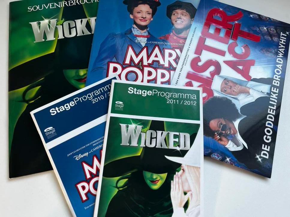 Musical Programmaboeken - Diverse Titels, Ophalen of Verzenden, Zo goed als nieuw, Catalogus