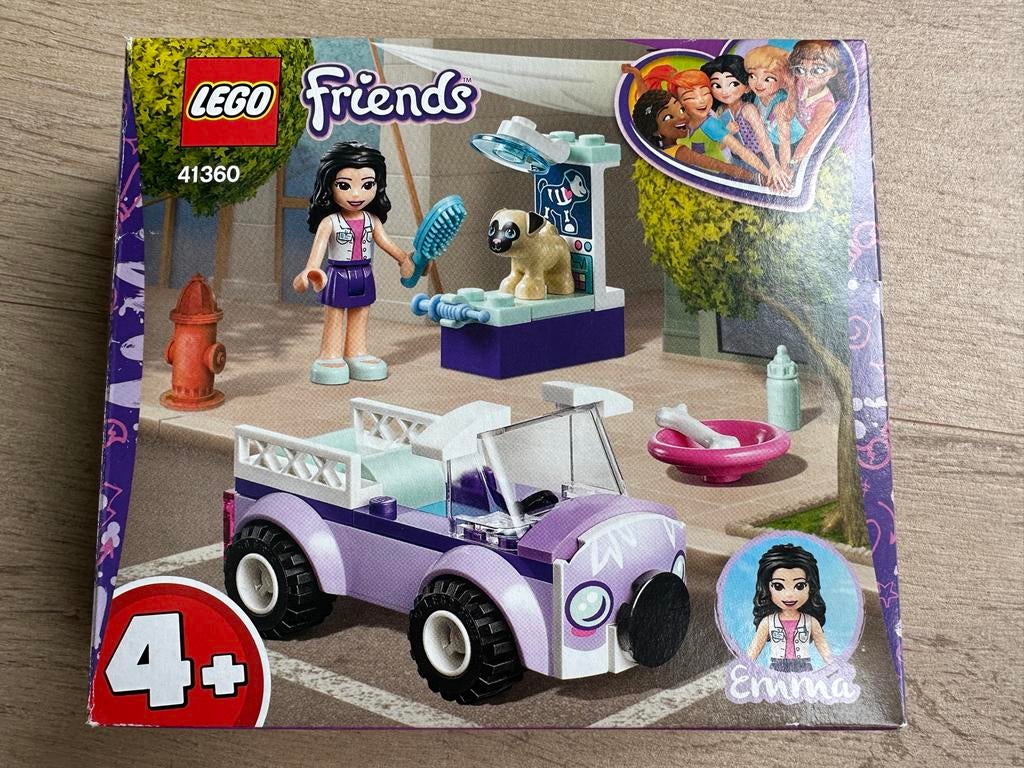 Lego Friends 41360 Emma's mobiele dierenkliniek, Ophalen of Verzenden, Zo goed als nieuw, Complete set, Lego