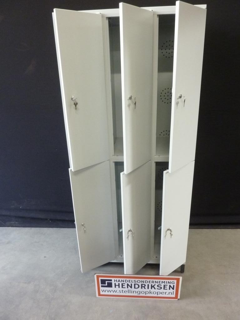 ZGAN Locker / lockerkast 6-vaks kledingkast / kluisjeskast