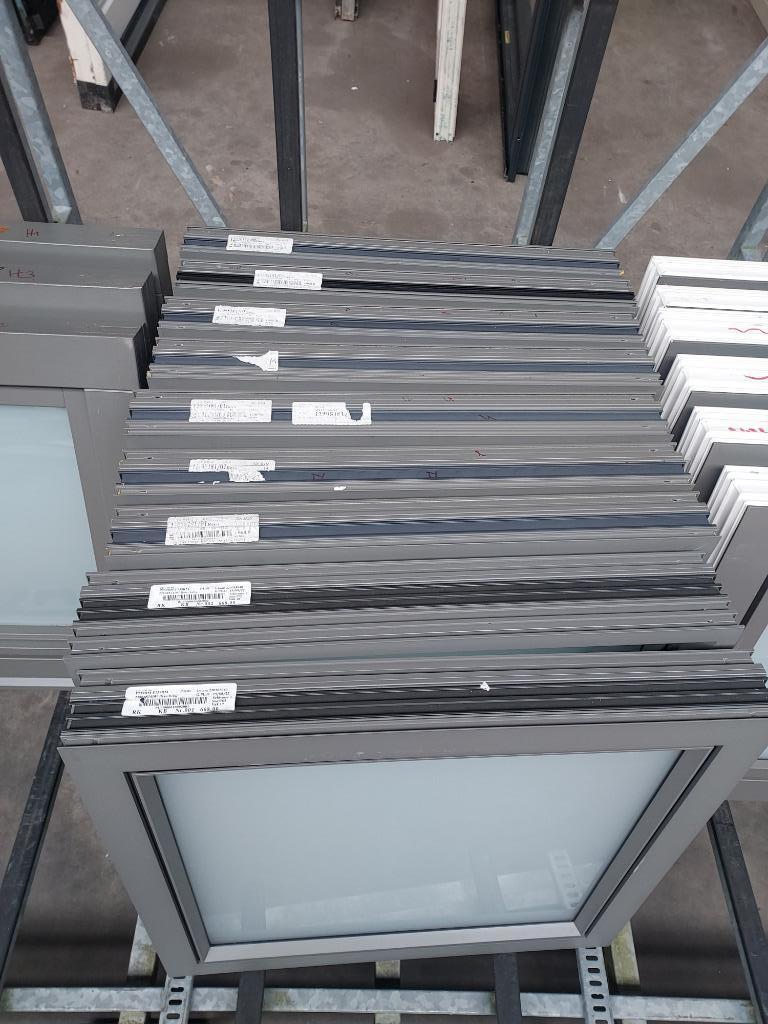 6x Nieuw Aluminium Raamkozijn Hr++, Doe-het-zelf en Verbouw, Gevelraam of Ruit, Minder dan 80 cm, Minder dan 80 cm, Ophalen of Verzenden
