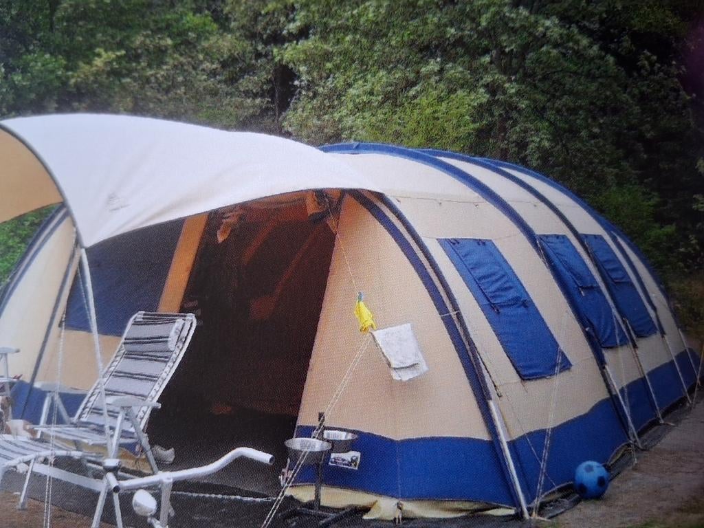 Mooie grote tunneltent 6-8 pers., Ophalen of Verzenden, Gebruikt, Tot en met 4