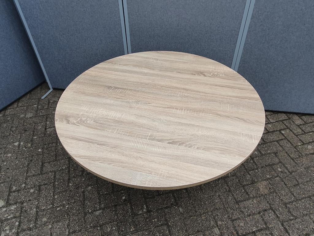 Vergadertafel/ eetkamertafel rond 120cm ( nieuw blad naar, Huis en Inrichting, Tafels | Eettafels, Rond, Nieuw, Ophalen of Verzenden