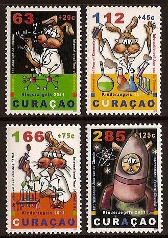 Curacao 54/7 postfris Kinderpostzegels 2011, Ophalen of Verzenden, Postfris